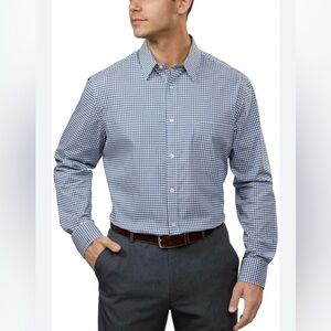 Tommy Hilfiger men’s size 17 1/2 (32/33)XL button-down dress shirt slim‎ fit,